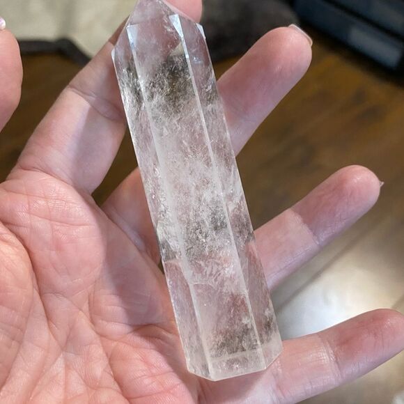 Genuine Clear Quartz Crystal Point, Tower, Wand For Reiki Chakra Mediation - Picture 9 of 11